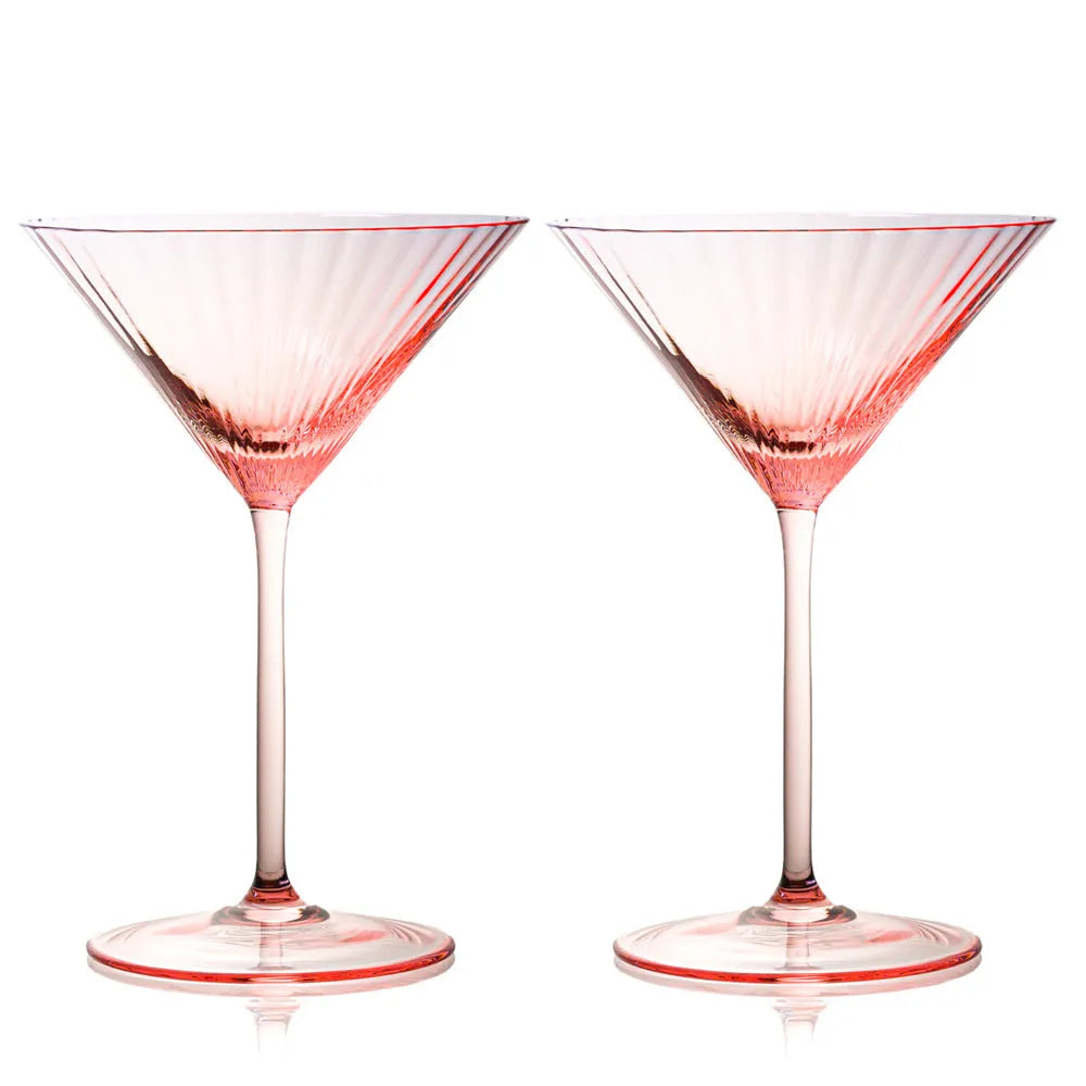 Martiniglas Maria 2er Set rosa