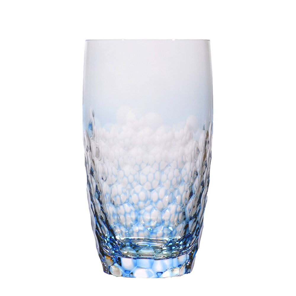 hellblauer Wasserbecher von OertelCrystal