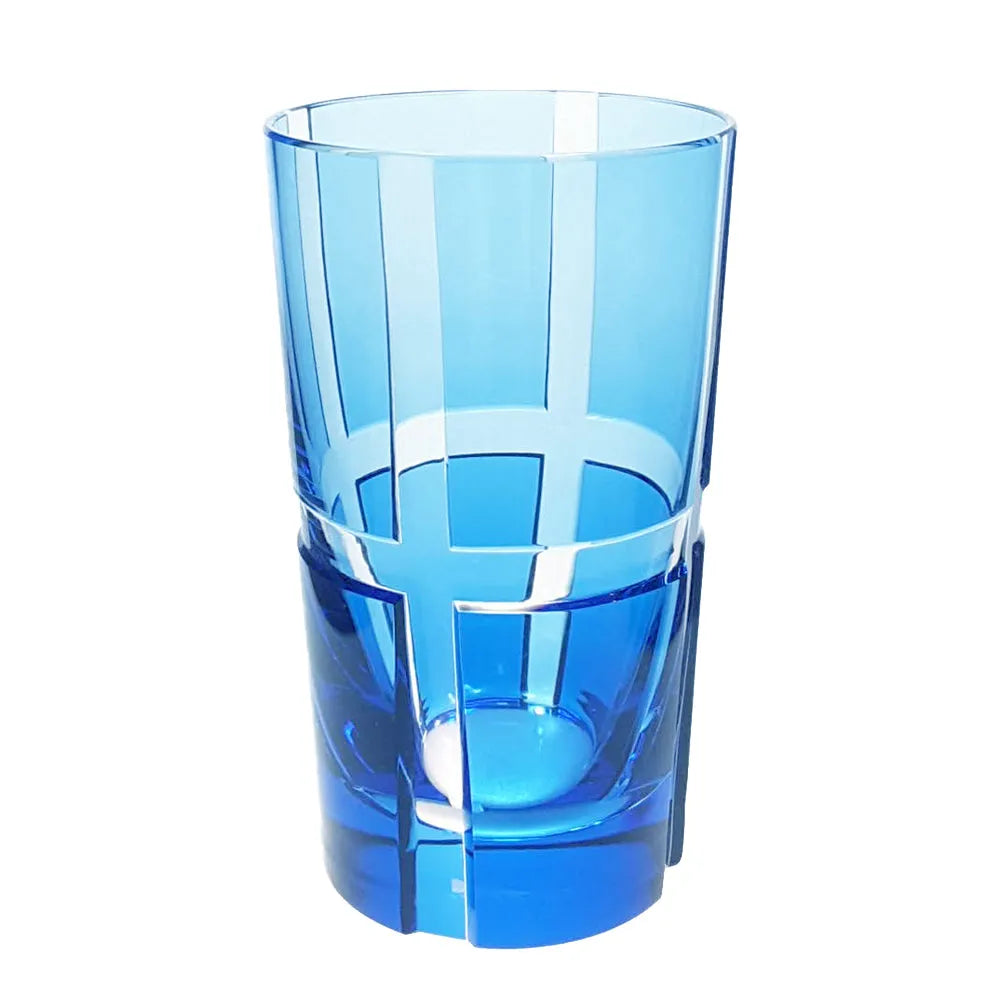 hellblaues Longdrinkglas