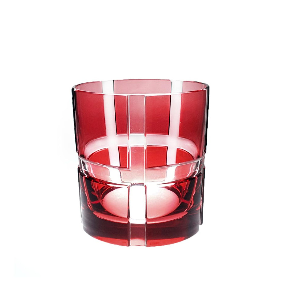 rubinroter Whiskybecher von OertelCrystal