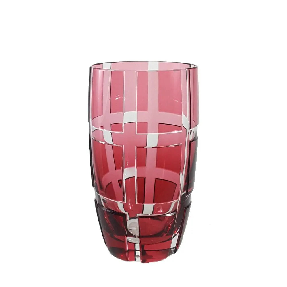 Becher Quadro Rubinrot