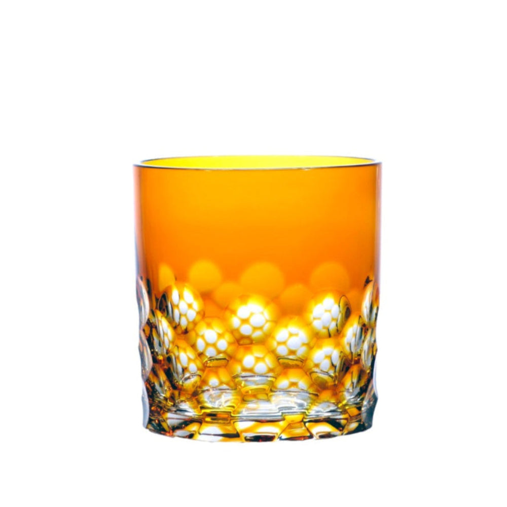 Whiskybecher in Farbe amber von OertelCrystal