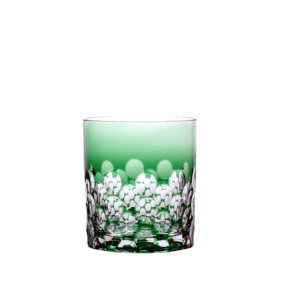 grüner Whiskybecher "Exagon"