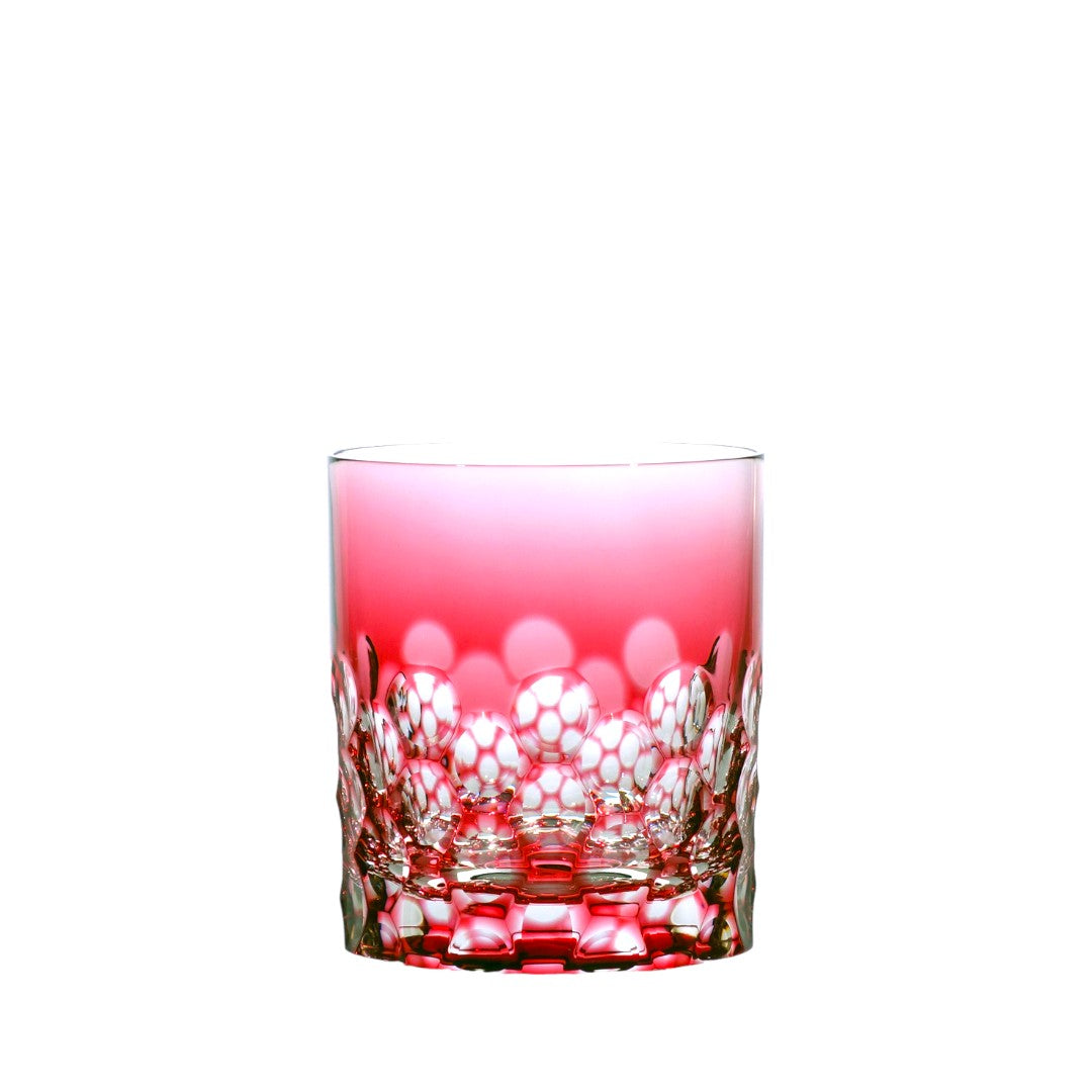 Whiskytumbler Exagon rosa