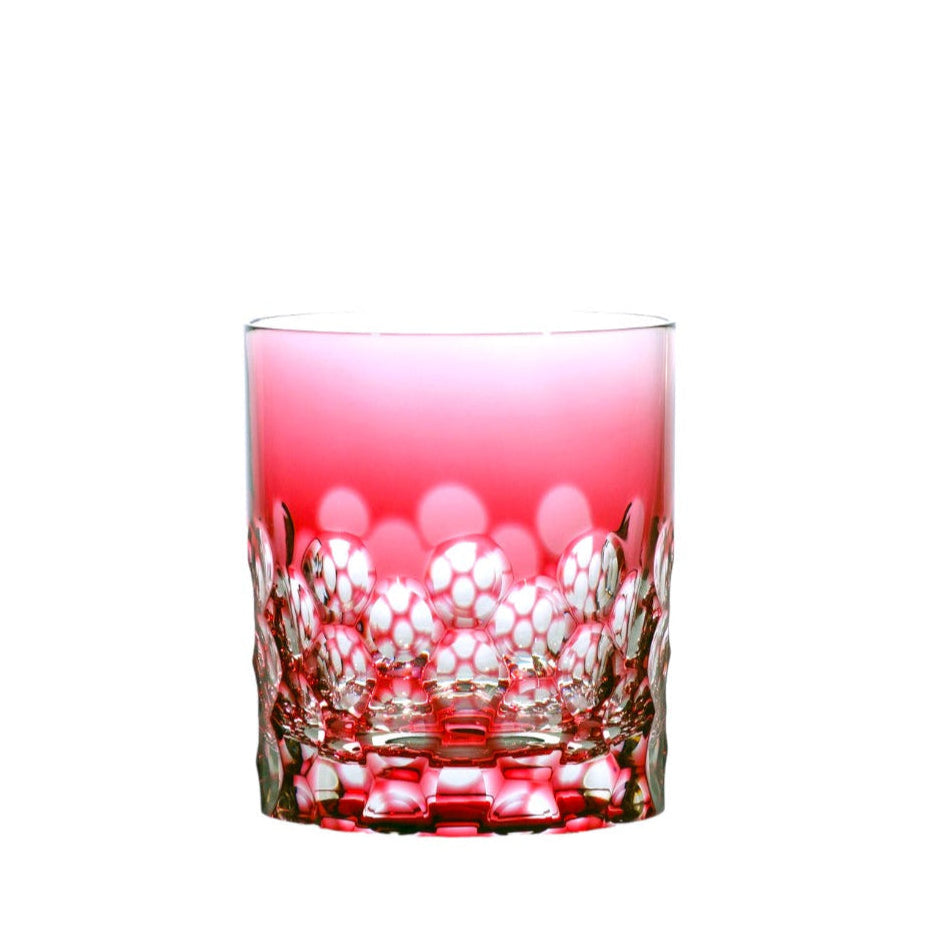 Whiskytumbler Exagon rosa