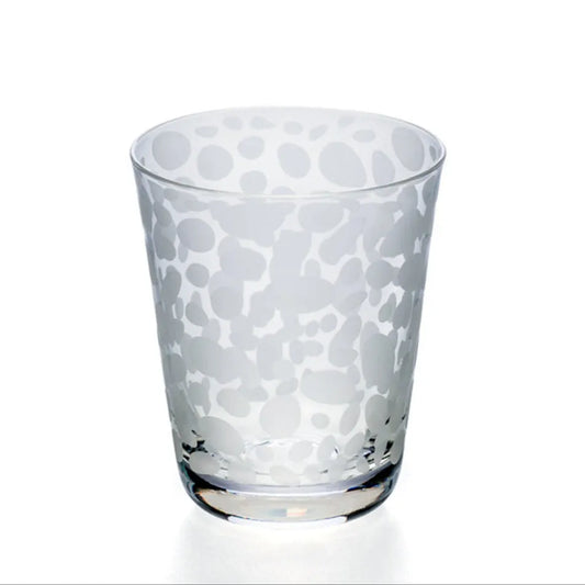 Großer Becher mit schönem matt-transparent Muster