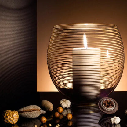 Kristallwindlicht mit Goldrand