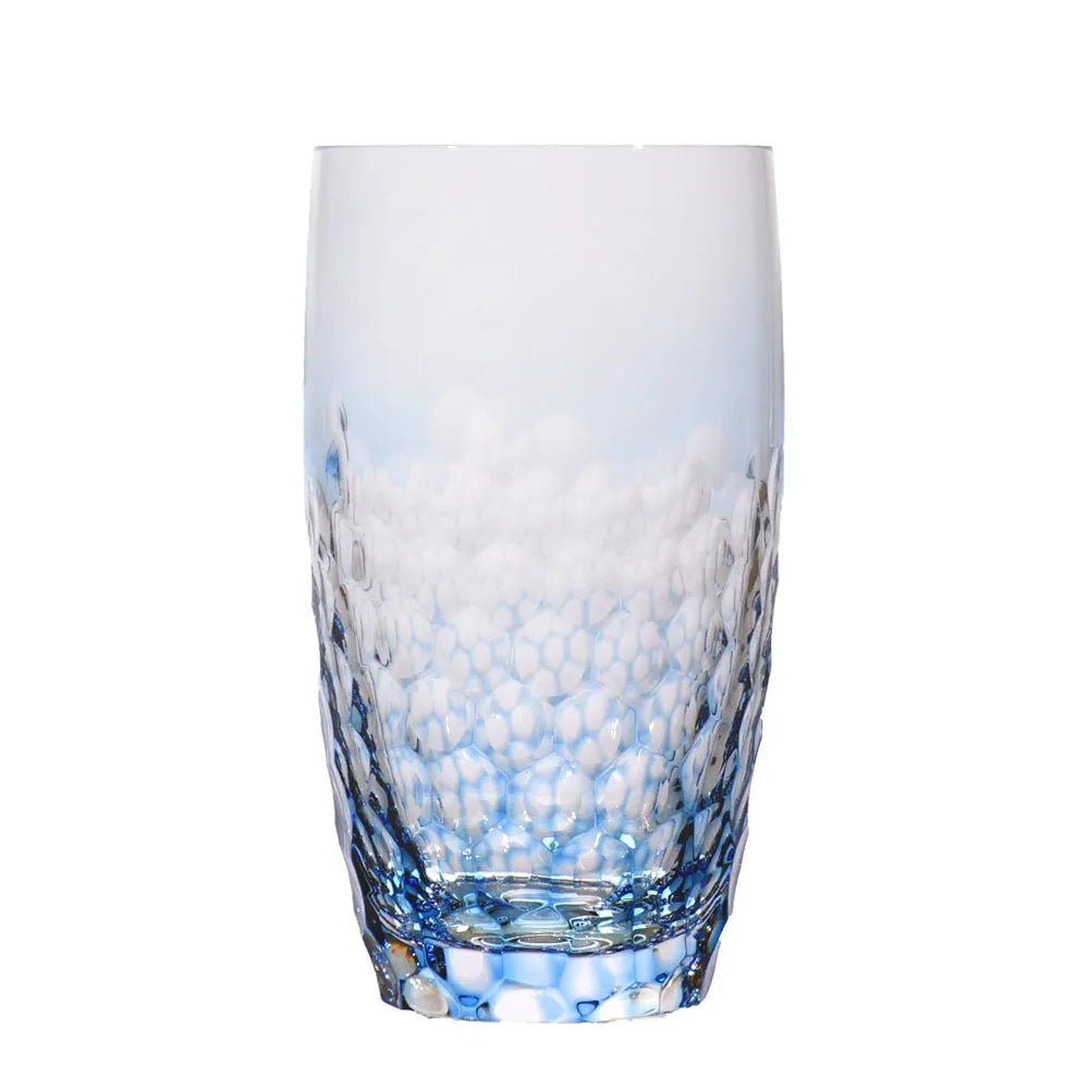 hellblauer Kristall Wasserbecher von OertelCrystal