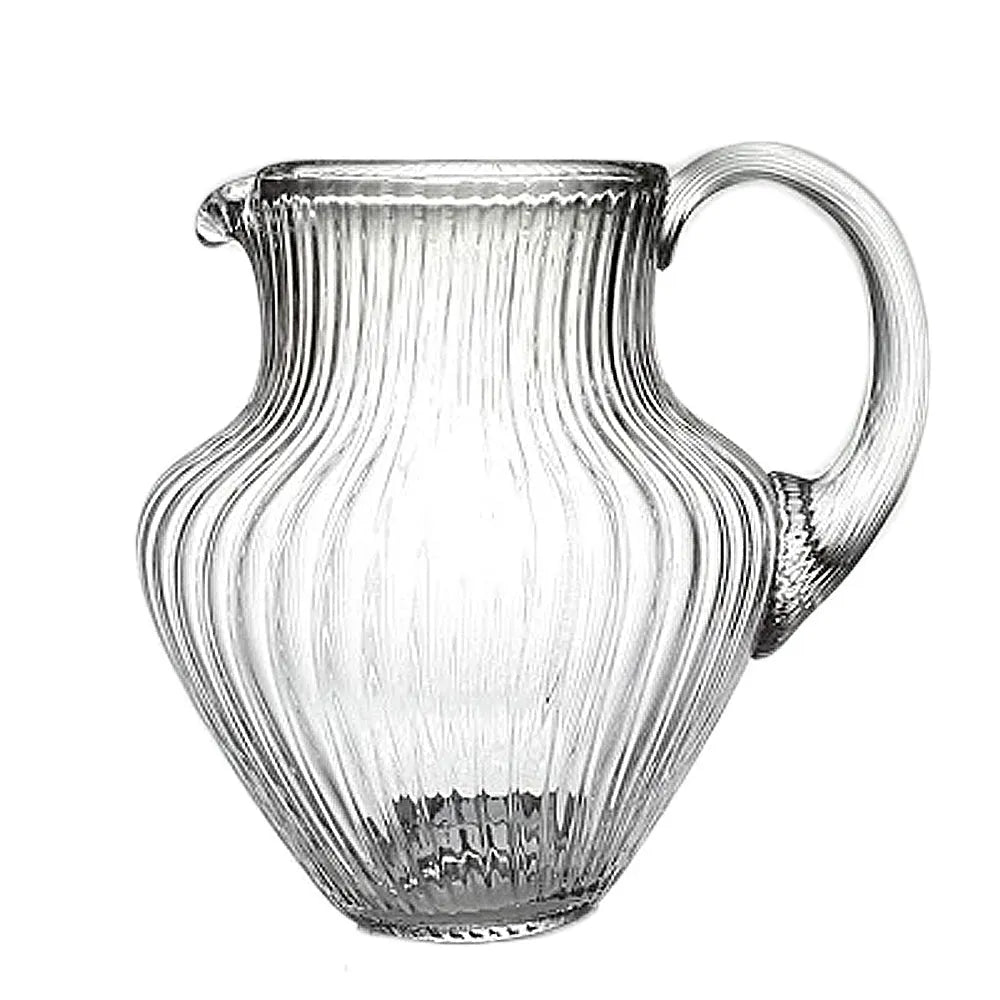 Kristallglas Krug mit effektvollem optischem Muster