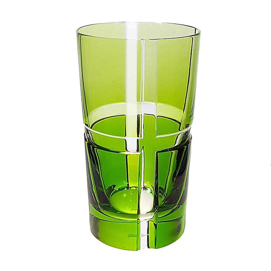 hellgrüner Becher Bleikristall