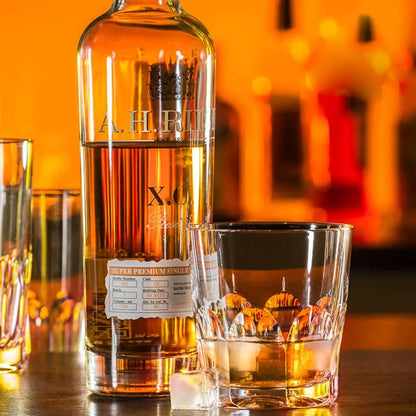 großer Kristallglas Whiskybecher handgeschliffen OertelCrystal