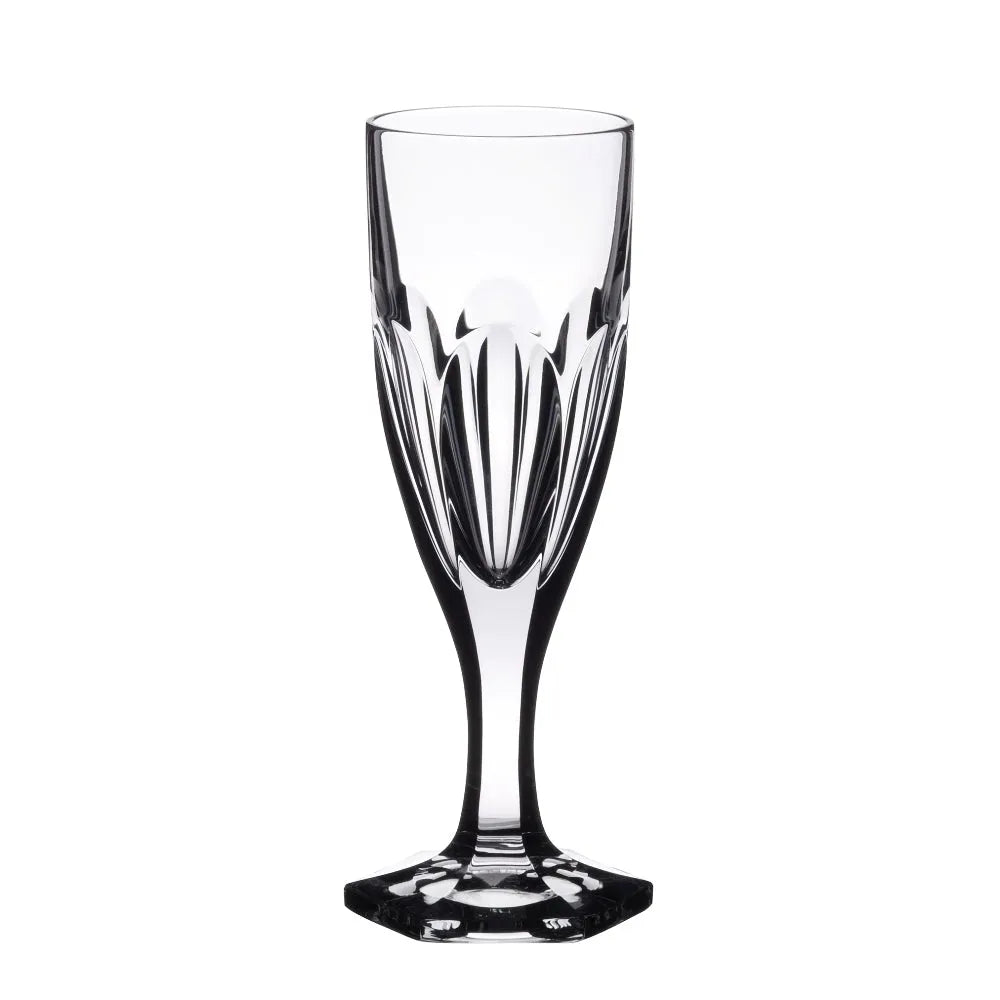 geschliffenes Sektglas