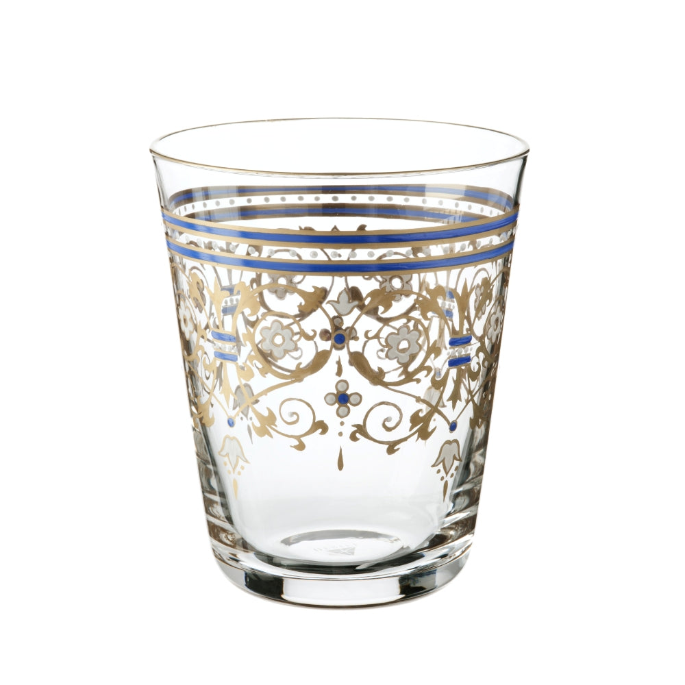 Becher, handbemalt mit orientalischem Dekor.