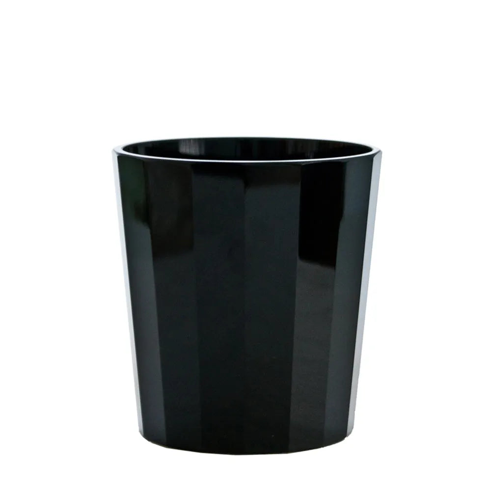 Whiskybecher XXL aus geschliffenem schwarzem Glas