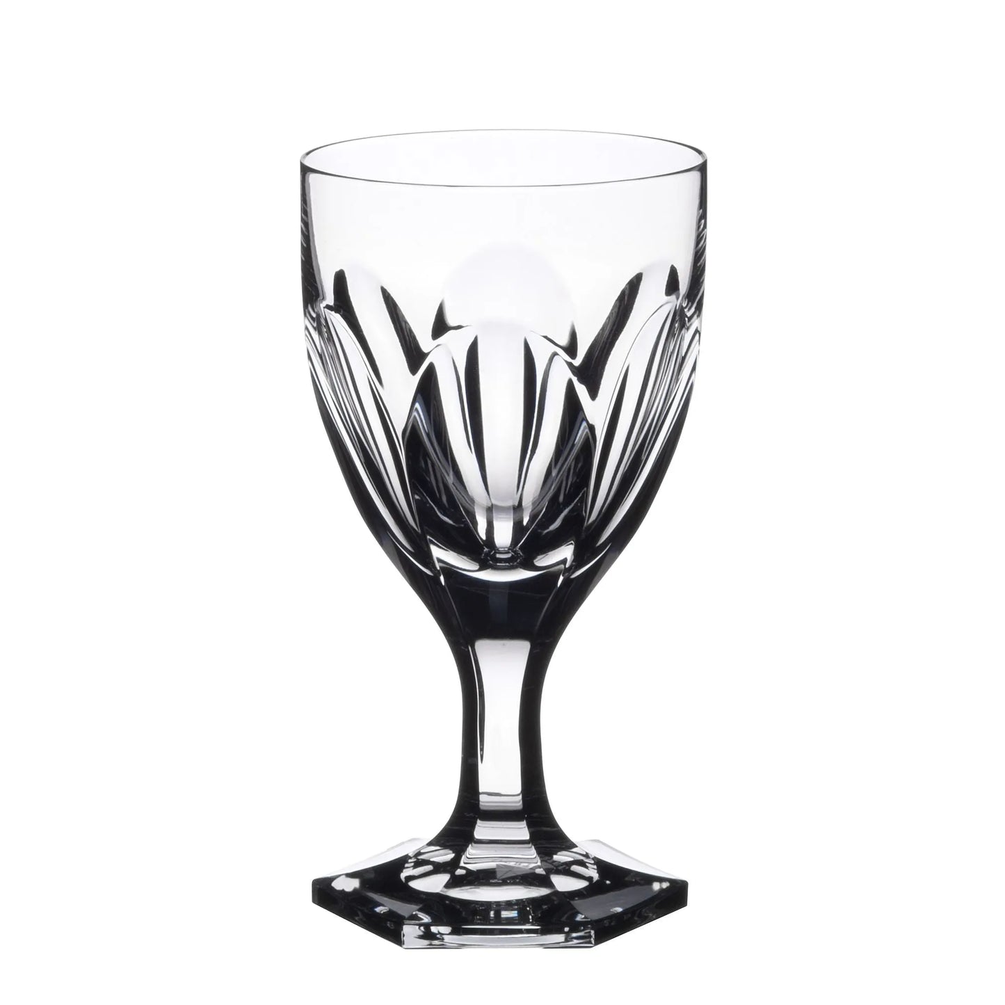 geschliffenes Weinglas