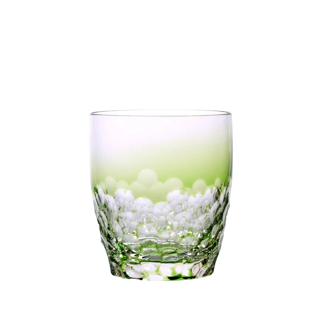 hellgrüner Kristallglas Tumbler von OertelCrystal
