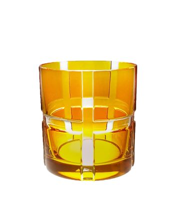 Whiskeyglas Karlgarten aus schwarzem Kristallglas