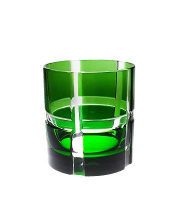 Whiskeyglas Karlgarten aus schwarzem Kristallglas