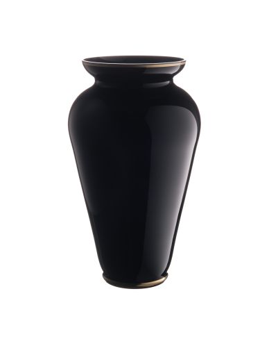 Vase-Pure-schwarz-OertelCrystal-41cm