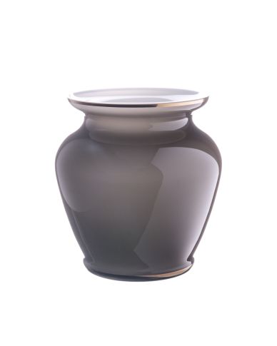 Vase-Pure-braun-OertelCrystal-26cm