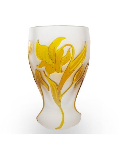 Vase mit Lilien Motiv